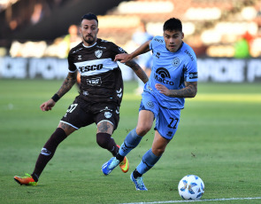 Buenos Aires, Argentina.- In the photos taken on February 15, 2024, during the match between Platense and Belgrano de Córdoba, in a match valid for the fifth date of Zone B of the Professional League Cup in Vicente López. Platense and Belgrano tied 1 to 1. Thus, the "Calamar" was in ninth place in Zone B and the 'Pirata' in the penultimate, without knowing the victory.