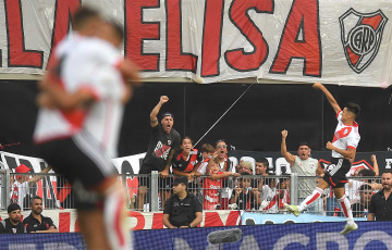 Buenos Aires, Argentina - In the photo taken on February 25, 2024, River and Boca tied 1-1 at the Más Monumental stadium on Sunday for the 7th date of the League Cup. The goals came in the second half, at the feet of Solari and Medina. Hot end in Núñez. With this result, Demichelis's team is at the top of Zone A with 13 points, equaling Independiente's line. Diego Martínez's team reached 10 points and are seventh in Zone B.