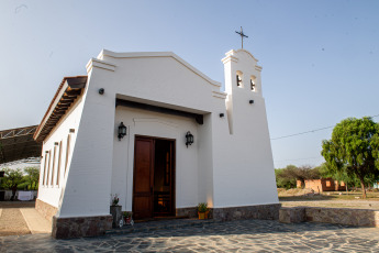 Santiago del Estero, Argentina.- In the photos taken on February 16, 2024, we see the village of Villa Silípica, locality of the department of Silípica, province of Santiago del Estero, where the first Argentinean Santa was born. With approximately 1200 inhabitants, the people were assigned to the capilla that was built to make their home.