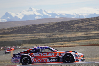 Santa Cruz, Argentina.- The photograph taken on February 24, 2024 in Santa Cruz, Argentina shows moments from the Road Tourism race held in El Calafate. With this race it not only began the 84th championship in its history, but also inaugurated a New Era among its brands, with new body models: Ford Mustang, Chevrolet Camaro and Dodge Challenger. The current Champion, Mariano Werner, achieved the first pole with a Ford Mustang.