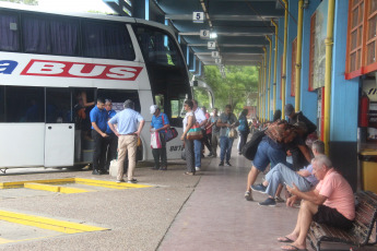 Formosa, Argentina.- In the photos taken on February 15, 2024, it shows a transportation terminal in Formosa, Argentina. A group of mayors from 11 provinces met to demand that deputies and senators take measures against the decision of the Government of Javier Milei to eliminate the Interior Compensation Fund that financed transportation subsidies in the interior.