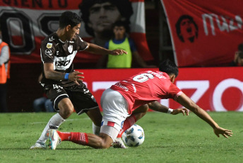 Buenos Aires, Argentina.- In the photos taken on February 26, 2024, during the match between Argentinos Juniors and Platense in a match corresponding to date 7 of the League Cup at the Diego Armando Maradona stadium. Argentinos Juniors beat Platense 3-1, and leads Zone A of the Professional League Cup.