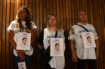 Córdoba, Argentina.- En las fotos tomadas el 21 de febrero del 2024, el Tribunal Oral Federal 2 (TOF2) de la ciudad de Córdoba comenzó un nuevo proceso de enjuiciamiento en contra de siete acusados por delitos de lesa humanidad, la mayoría expolicías de la provincia, que son acusados por crímenes cometidos entre 1978 y 1979, durante la última dictadura militar, informaron desde esa jurisdicción judicial.