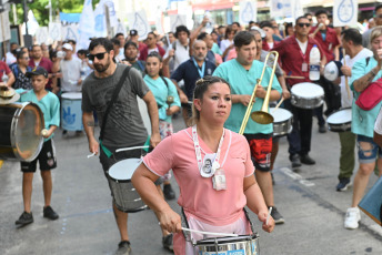 Buenos Aires, Argentina.- En las fotos tomadas el 22 de febrero del 2024, el personal nucleado en la Federación de Asociaciones de Trabajadores de la Sanidad Argentina (Fatsa) lleva adelante un paro de 24 horas "en defensa de la recomposición paritaria de los salarios" y ante "la ausencia de avances en las negociaciones convencionales con las cámaras".