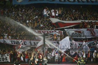 Santa Fe, Argentina.- In the photos taken on February 7, 2024, River Plate faces Excursionistas, who play in Primera B, for the 32nd round. final of the Argentine Cup at the Brigadier General Estanislao López stadium in Santa Fe. With goals from Borja, Mastantuono and Ruberto, River Plate beat Excursionistas 3-0 and advanced in the Argentine Cup.