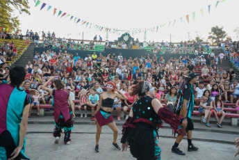 La Plata, Argentina.- In photos taken on February 12, 2024, people enjoy carnivals around the country. Traditions, music and dance attract tourists in many cities in Argentina, as a transcendental event in the annual tourist calendar, special for a long weekend that includes Monday and Tuesday.