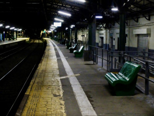 Buenos Aires, Argentina - In the photo taken on February 21, 2024, the train strike began and there are long lines at bus stops.