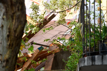 Buenos Aires, Argentina.- In the photos taken on March 1, 2024, agents of the Buenos Aires City Police and several fire crews mobilized to the Buenos Aires neighborhood of Palermo, where a construction site collapsed and two people They were trapped under the rubble. These are two workers who were working at the site. Both died, as confirmed by sources from the Emergency Medical Care System &#40;SAME&#41;.