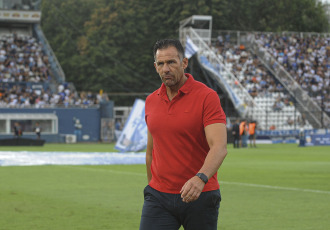 Buenos Aires, Argentina.- En las fotos tomadas el 29 de febrero del 2024, Instituto de Córdoba se enfrenta a Gimnasia en el marco de la fecha 8 de la Copa de la Liga Profesional de Fútbol (LPF), en la cancha de Gimnasia. El gol del partido para el local lo anotó Benjamín Domínguez (14' 2T). Mientras que los goles de visitante los hicieron Facundo Suárez (26' 1T), Damián Puebla (21' 2T, de penal) y Jonathan Bay (38' 2T).