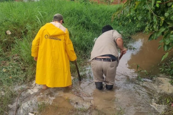 Corrientes, Argentina.- En las fotos tomadas el 5 de marzo del 2024, muestra las zonas afectadas por las fuertes lluvias en la ciudad de Corrientes, en el noreste argentino. Corrientes, sufrió la peor catástrofe natural en su historia como consecuencia de fuertes lluvias que provocaron graves inundaciones, dejando calles inundadas, autos sumergidos, derrumbes y postes de luz caídos.