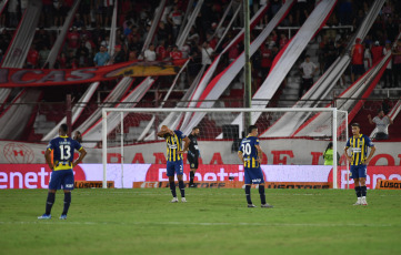 Buenos Aires, Argentina.- In the photos taken on February 29, 2024, during the match between Huracán and Rosario Central for the eighth date of Zone A, at the Tomás Adolfo Ducó stadium. Huracán defeated Rosario Central 2-0 and returned to victory after 6 dates (4 losses and 2 draws).