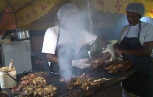 Abidjan barbecue food festival held in Cote d'Ivoire