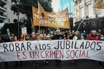 Buenos Aires, Argentina.- In the photos taken on April 3, 2024, different associations and centers for retirees and pensioners met at the doors of the National Parliament, to demand an asset that exceeds the cost of the basic basket with the aim of meet the needs of the sector. The representative of this group highlighted that the current salary of the retiree starts at $200,000 or $240,000, when the basic basket of this sector is located at $700,000.