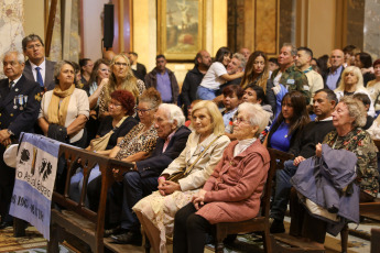 Buenos Aires, Argentina.- In the photos taken on April 2, 2024, the Buenos Aires Cathedral was the temple where prayers were made for the fallen and veterans of the war that Argentina fought with Great Britain for sovereignty over the southern Falkland (Malvinas for Argentina) Islands.