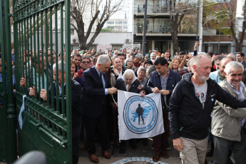 Buenos Aires, Argentina.- In the photos, the mayor of La Plata, Julio Alak, led the event in which the Plaza Islas Malvinas and the premises of the cultural center on 19th and 51st avenues were declared a “Site of Memory”. They housed the Officers' Casino of the 7th Infantry Regiment on June 15, 2024. On the occasion of the 42nd anniversary of the end of the war, the new name “Malvinas Islands Cultural and Memory Center” was announced and the assumption of its managers.