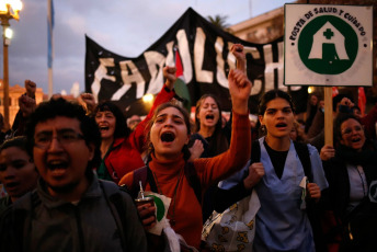 Buenos Aires, Argentina.- In the photos, Argentines mobilized to Plaza de Mayo to demand the release of the people who continue to be detained due to the incidents in Plaza Congreso on June 18, 2024. The federal judge ordered the release of 11 of the 16 people who were still detained for the incidents that occurred on June 12 in Plaza Congreso, during the debate on the Bases Law, as confirmed by judicial sources.