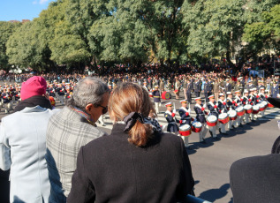 Buenos Aires, Argentina.- In the photos, the Argentine Government carried out a large military deployment with more than 7,000 troops from different forces, 70 combat vehicles and 62 aircraft staged the largest military exhibition in decades in Buenos Aires on July 9, 2024 Javier Milei recovered a tradition interrupted in the last four years, with a large parade that included elements of the Infantry, the National Gendarmerie and the Argentine Federal Police, among other forces.