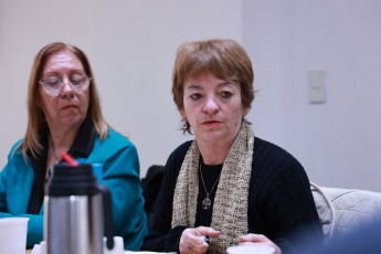 Buenos Aires, Argentina.- En las fotos, miembros del Frente de Unidad Docente Bonaerense (FUDB) participaron en un encuentro convocado por el Gobierno bonaerense de Axel Kiciloff y en el debate de la Comisión Paritaria Salarial Docente en la sede platense de la cartera de Trabajo el 3 de julio del 2024. Durante el encuentro, se analizó con el Gobierno de la provincia la necesidad de “una urgente convocatoria a paritarias” en “un contexto económico crítico como consecuencia del ajuste practicado por el Ejecutivo nacional”, informaron los gremios.