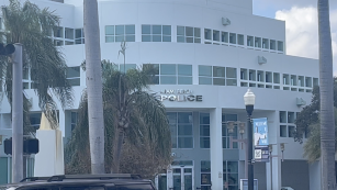 Sede de la Policía de Miami Beach en Florida, Estados Unidos