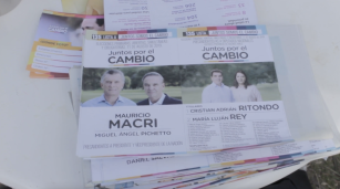 Puestos de campaña de Juntos por el Cambio durante las elecciones presidenciales de 2019 en Argentina