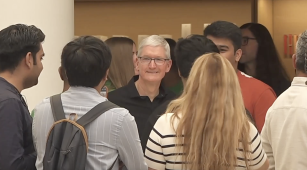 Tim Cook, ex CEO de Apple, durante eventos