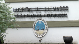 Fachada del Hospital de Quemados de la Ciudad de Buenos Aires